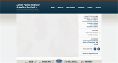 Desktop Screenshot of larsonfamilymedicine.com